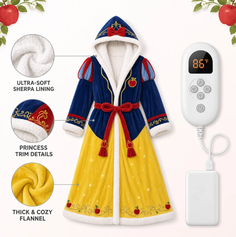 Princess Comfye Heated Robe